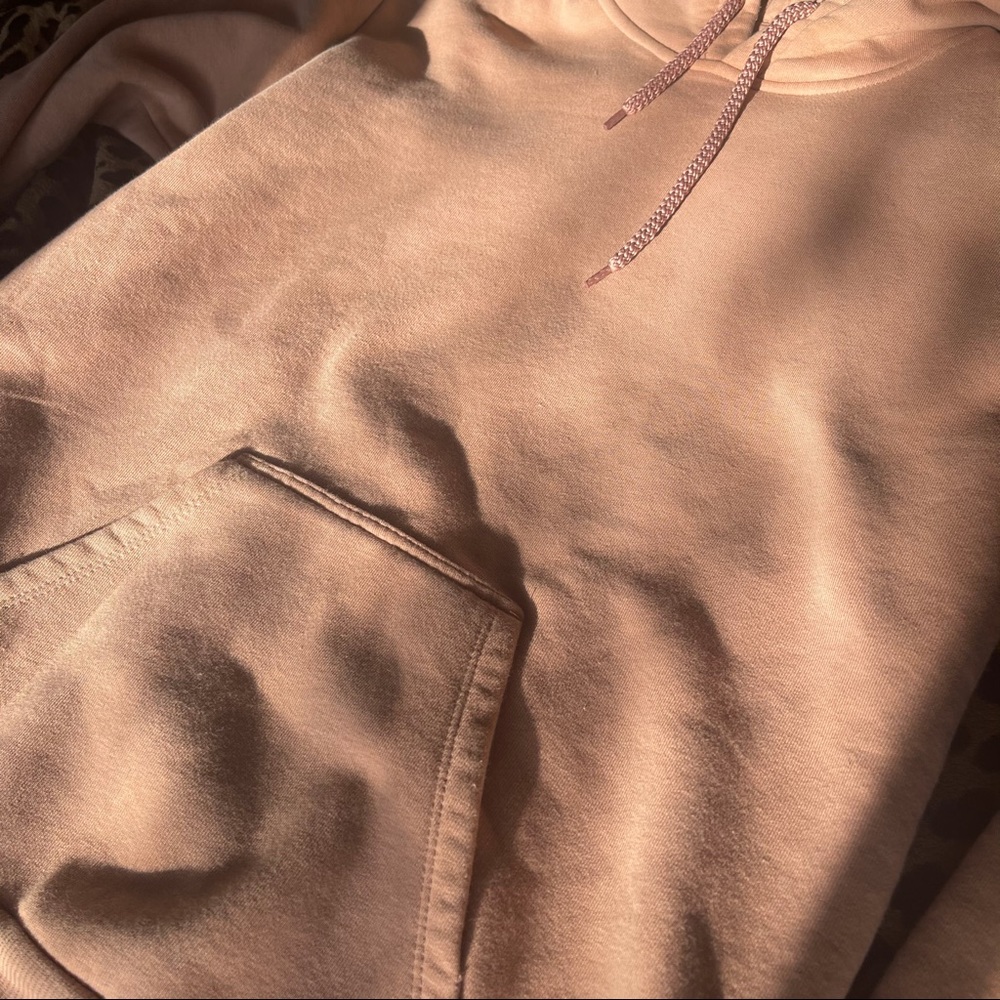 Topshop mauve hoodie